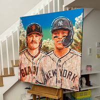 Logan Webb and Aaron Judge
