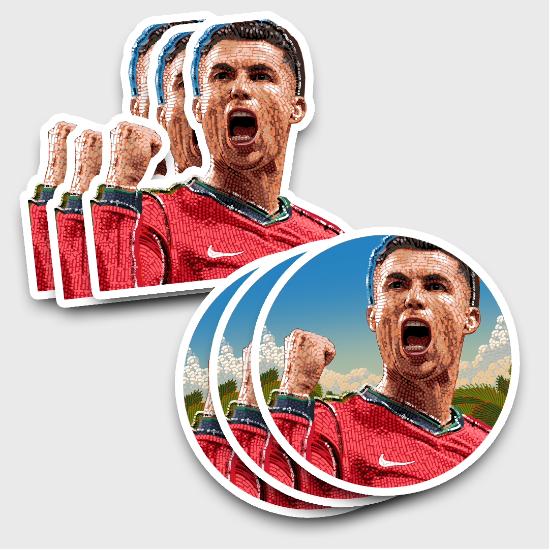 Pegatinas de Ronaldo