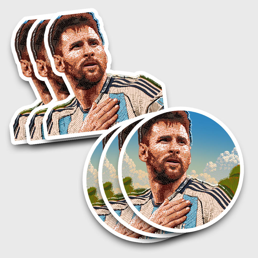 Pegatinas de Messi
