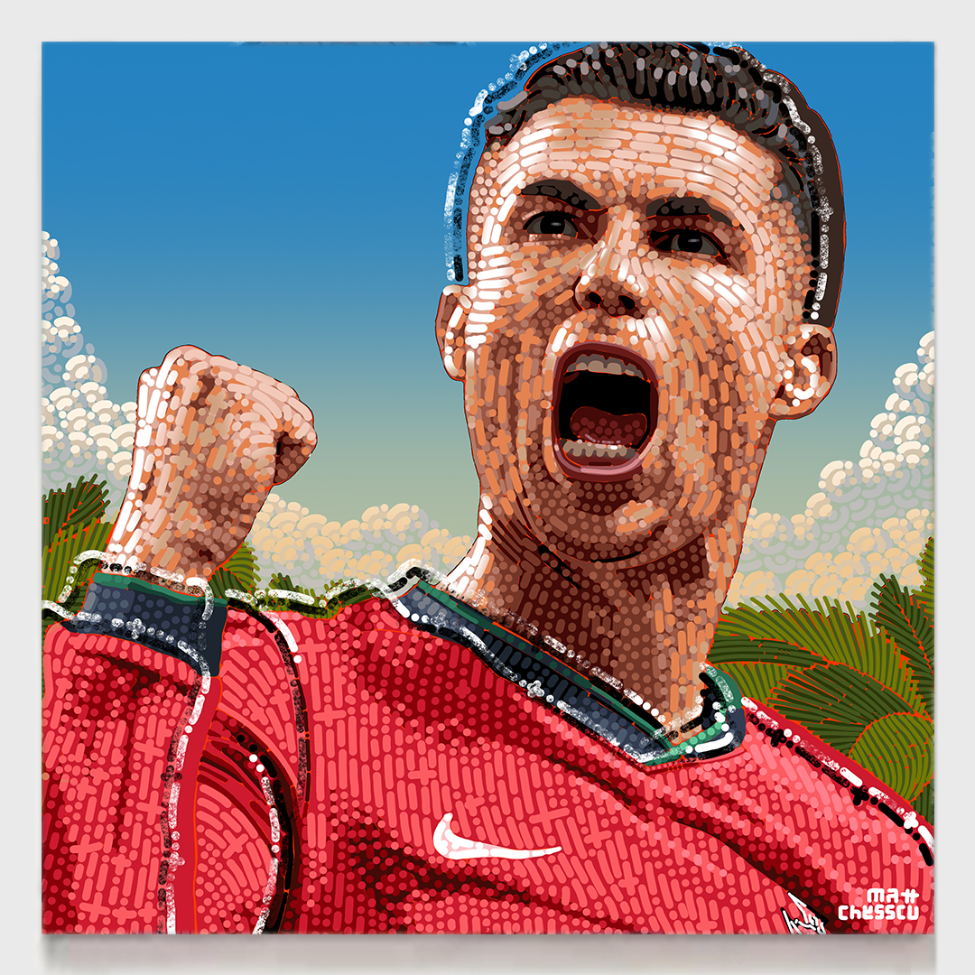Pintura original de Ronaldo