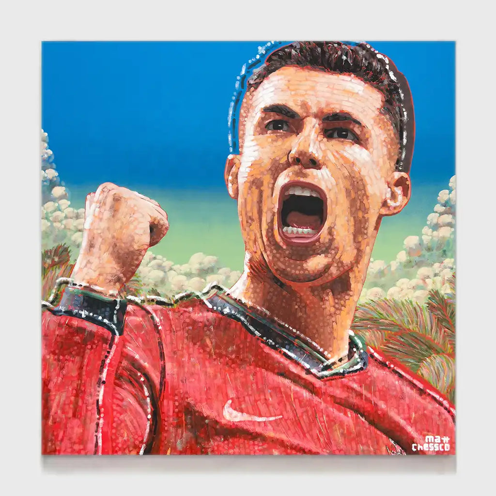 Pintura original de Ronaldo